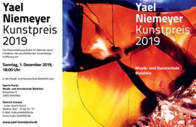Yael Niemeyer Kunstpreis 2019 – Bewerbe dich jetzt! Yael Niemeyer Kunstpreis 2019 – Bewerbe dich jetzt!